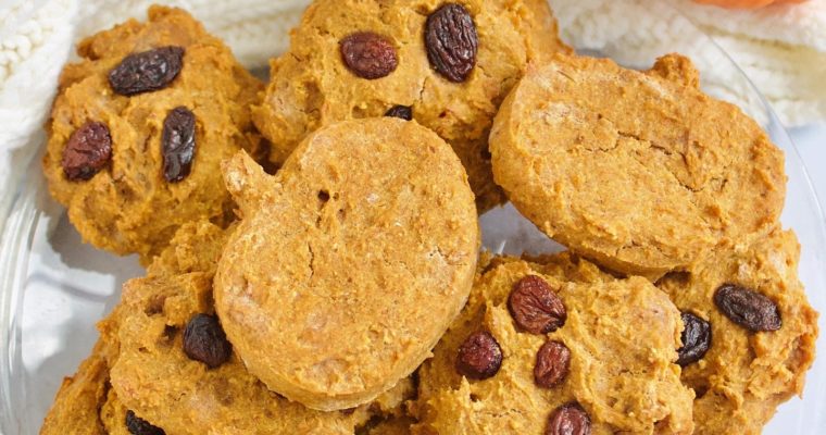 Vegan + Gluten-free Pumpkin Breakfast Cookies