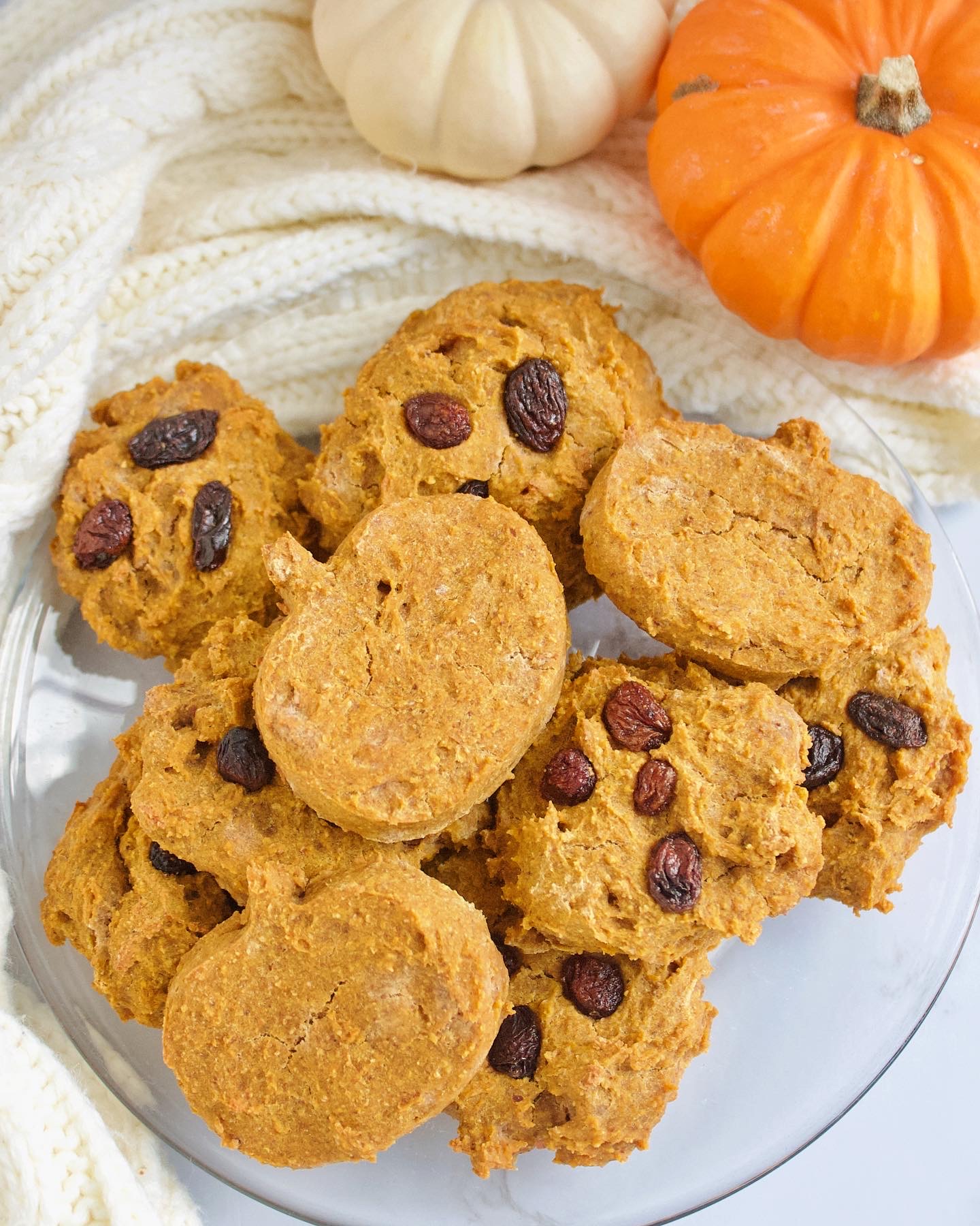 Vegan + Gluten-free Pumpkin Breakfast Cookies