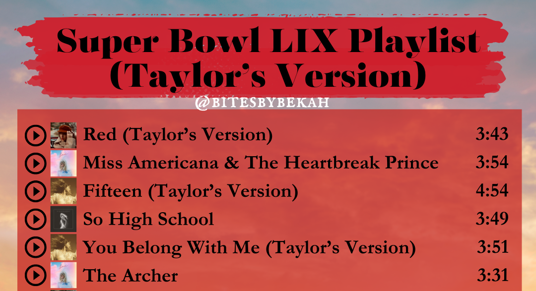 The Perfect Super Bowl Playlist for Swifties