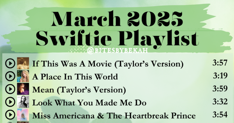 The 2025 Swiftie Soundtrack: New Taylor Swift-Inspired Playlists Every Month